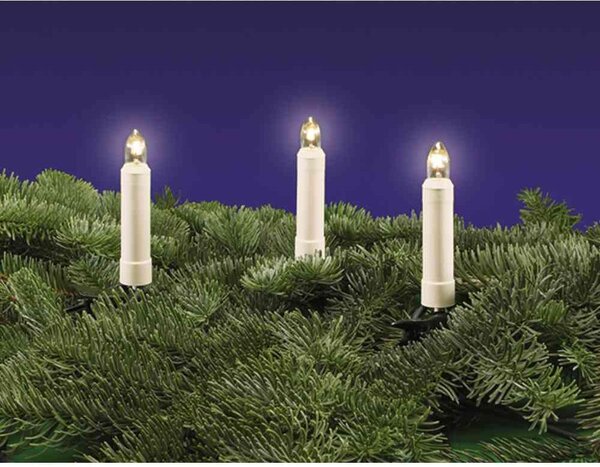 ROTPFEIL Candela a luce LED 30 lampade da esterno, trasparente