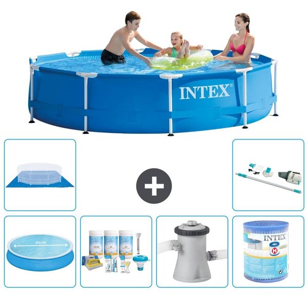Piscina fuori terra autoportante - 305x76 cm - 7 pezzi - Modello S41524