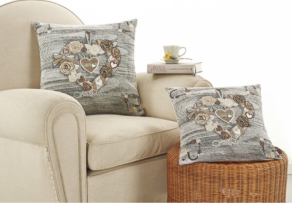 Federa cuscino gobelin cinigliato Chenille IT110