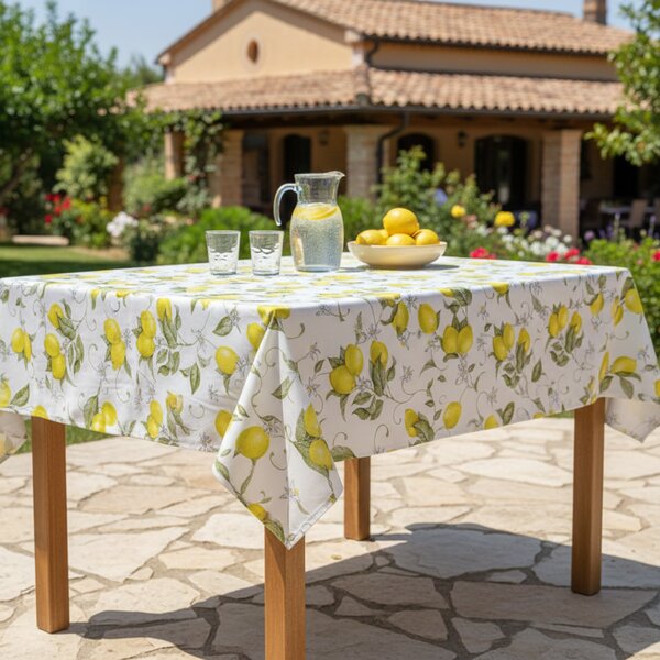 Tovaglia in cotone Limoni