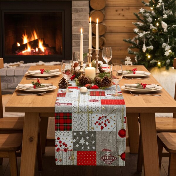 Runner di natale Merry Christmas