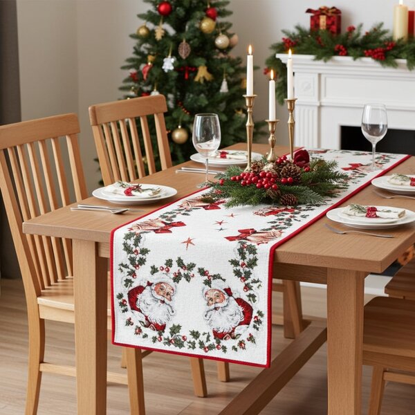 Runner Gobelin Babo Natale Chenille IT014