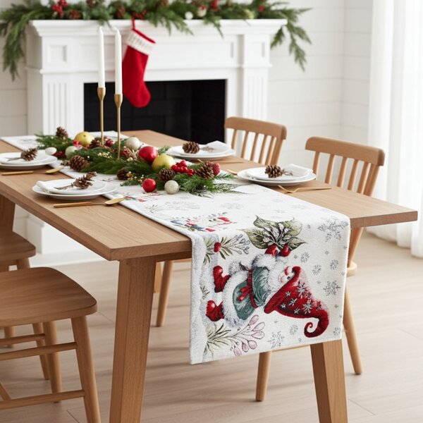 Runner Gobelin Elfo Foglia Chenille IT033