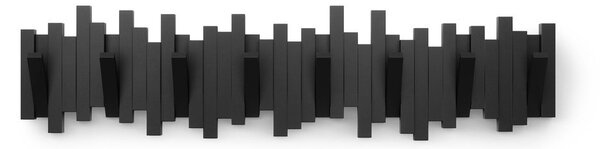 Attaccapanni da parete nero in plastica 72 cm Sticks – Umbra