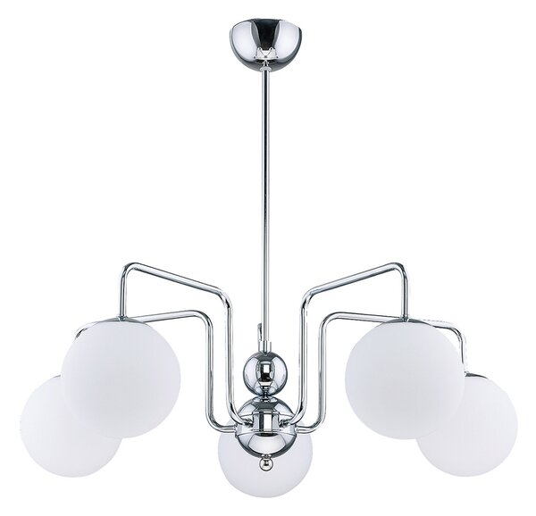 Jupiter 1701 - Lampadario a sospensione con supporto rigido GOJA 5xE14/40W/230V