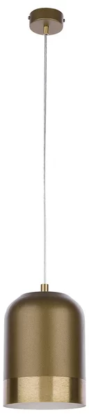 Jupiter 1648 - Lampadario su fune DIXON 1xE27/60W/230V ottone/bianco