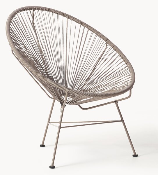 Poltrona lounge in plastica intrecciata Bahia