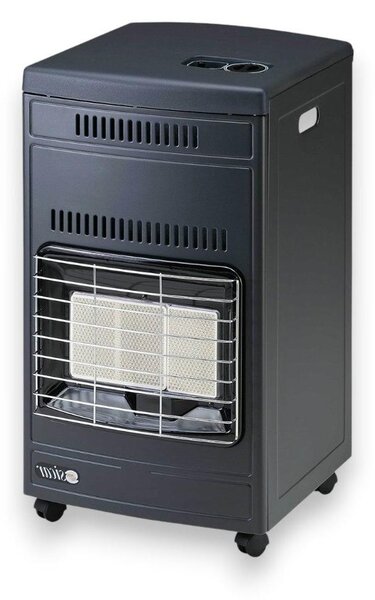 Stufa infrarossi a gas ventilata 4200W grigia 40,5x44,5xH77 cm Sicar Euro92T