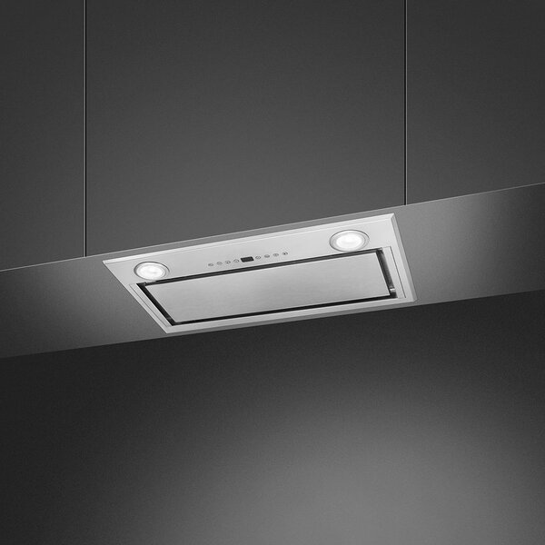 Smeg Cappa Cucina Aspirante Sottopensile Incasso Larghezza 52 cm Profondit 29 cm Classe A colore Acciaio Inox - KICGR52X2