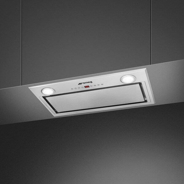 Smeg Cappa Cucina Aspirante Sottopensile Incasso Larghezza 52 cm Profondit 29 cm Classe A colore Acciaio Inox - KICGR52X2