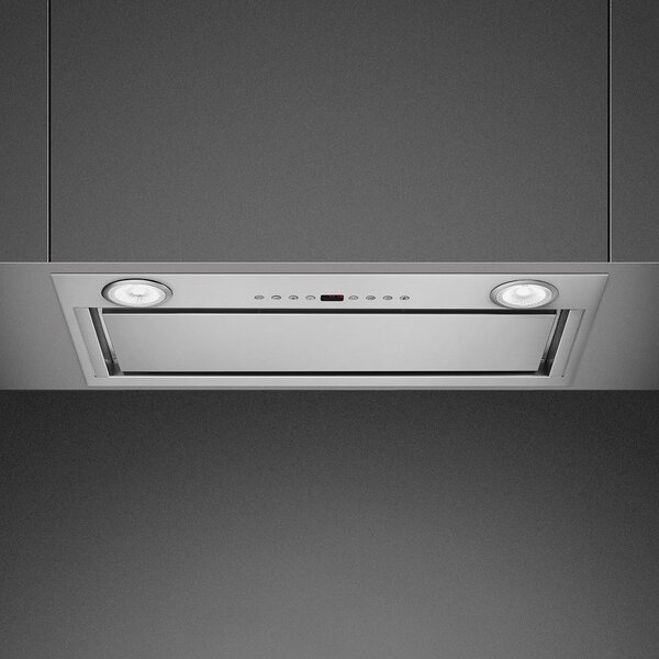 Smeg Cappa Cucina Aspirante Sottopensile Incasso Larghezza 52 cm Profondit 29 cm Classe A colore Acciaio Inox - KICGR52X2