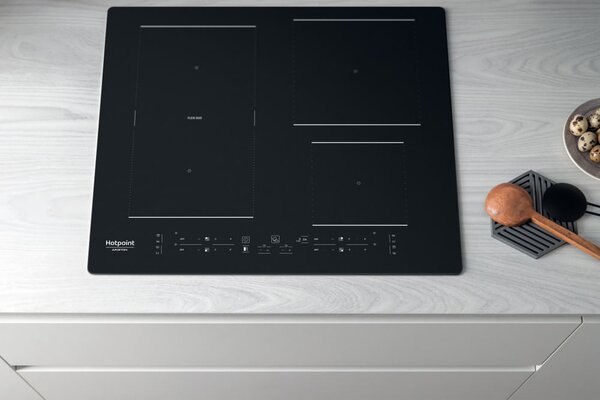 Hotpoint Ariston HB 3160C NE Piano Cottura Induzione 4 Fuochi 60 cm Flexi Zone colore Nero