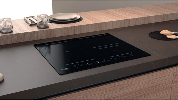 Hotpoint Ariston HB 3160C NE Piano Cottura Induzione 4 Fuochi 60 cm Flexi Zone colore Nero