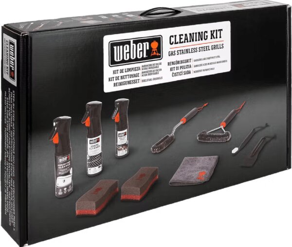 Weber B09KCL212J Kit di Pulizia per Barbecue a Gas in Acciaio Inox