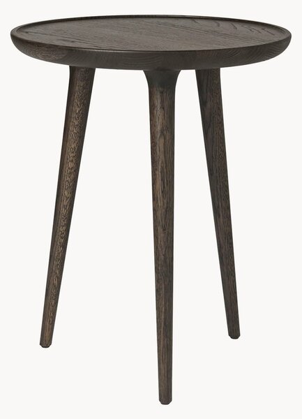 Tavolino rotondo in legno di quercia Accent