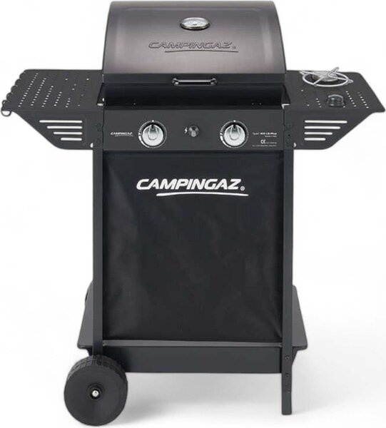 Barbecue a gas 2 bruciatori 9.2Kw acciaio con fornello laterale XPERT 100 LS PLUS