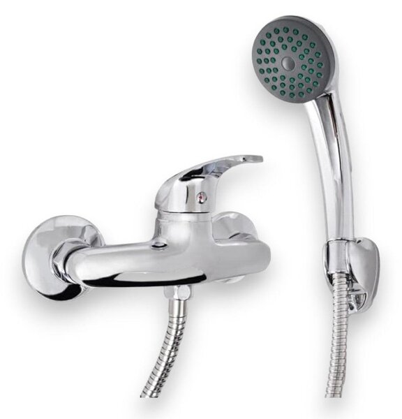 Doccetta miscelatore monocomando in ottone cromato