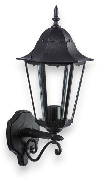 Lanterna da parete in alluminio e vetro illuminazione esterno