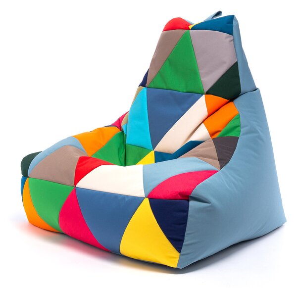 Pouf poltrona sacco patchwork outdoor