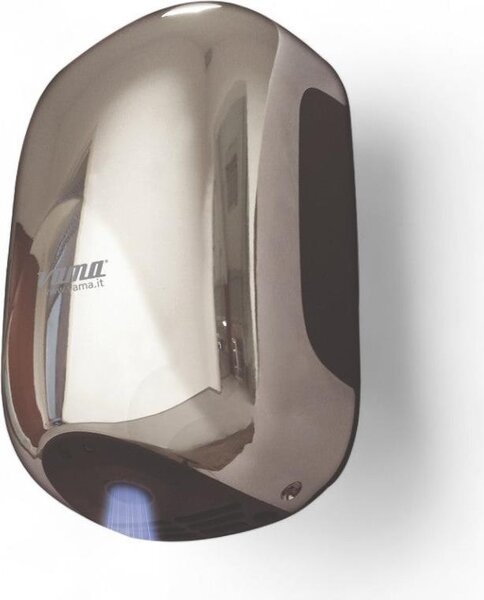Asciugamani elettrico asciugatore mani Mini Eco Jet In Abs Cromato 900W Vama