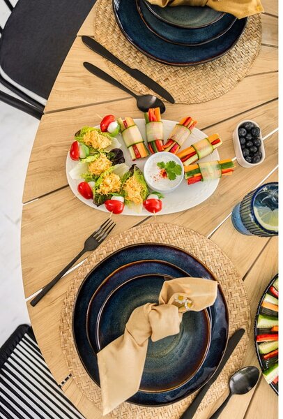 Set da pranzo in gres 24 pezzi Royal - Bonami Selection