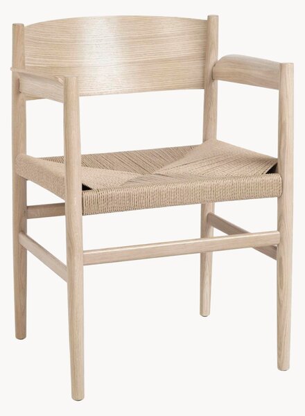 Sedia in legno di quercia Nestor