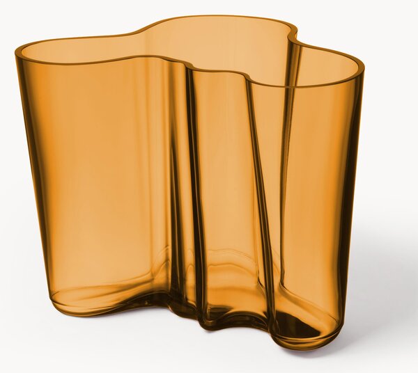 Vaso in vetro soffiato Alvar Aalto, alt. 16 cm