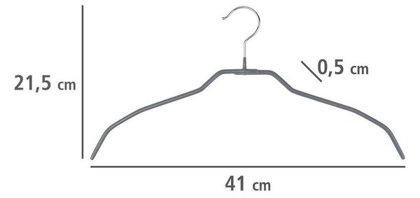 Grucce in set in metallo 20 pz Alessia – Wenko