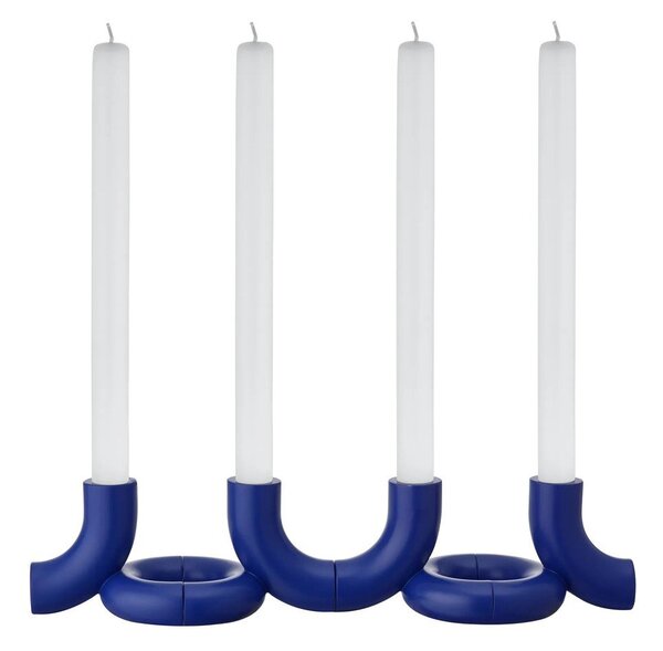 Portacandele in set in poliresina 2 pz Doodle – Blomus