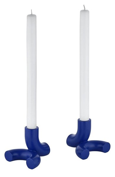 Portacandele in set in poliresina 2 pz Doodle – Blomus