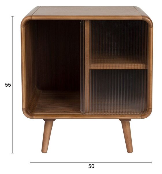 Tavolino in legno massiccio 40x50 cm Rise – Zuiver