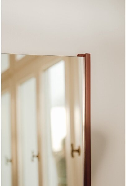 Specchio da terra con telaio in legno massiccio 49x166 cm Lun – noo.ma