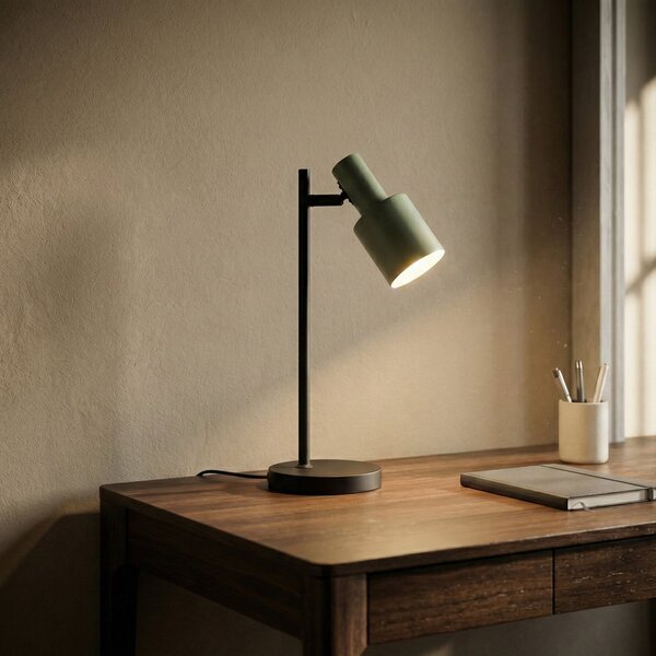 Lampade da tavolo Lindby, Ovelia, Nero, Studio / Ufficio, Metallo, Moderno
