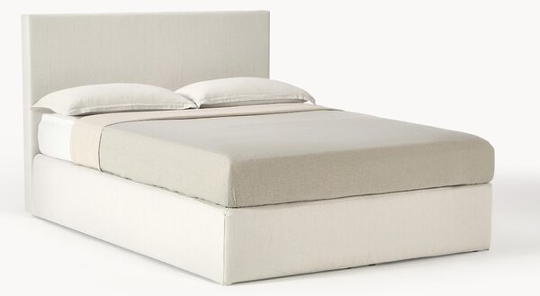 Letto boxspring bianco a molle Eliza