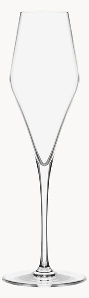 Set di 6 flute da champagne in vetro soffiato Q1