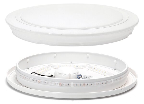 Plafoniera Led Smart 24W CCT + 3W RGB WiFi luce regolabile e dimmerabile Aigostar
