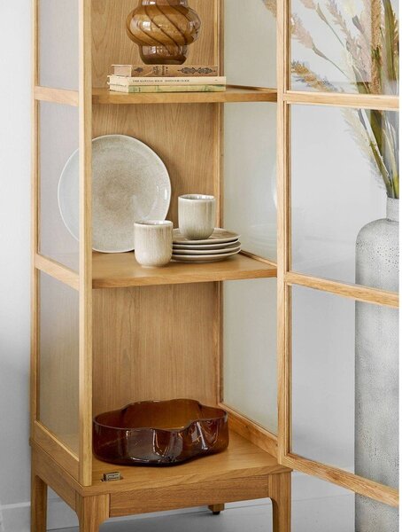 Set di piatti beige in gres 4 pz ø 27 cm Viola – House Nordic