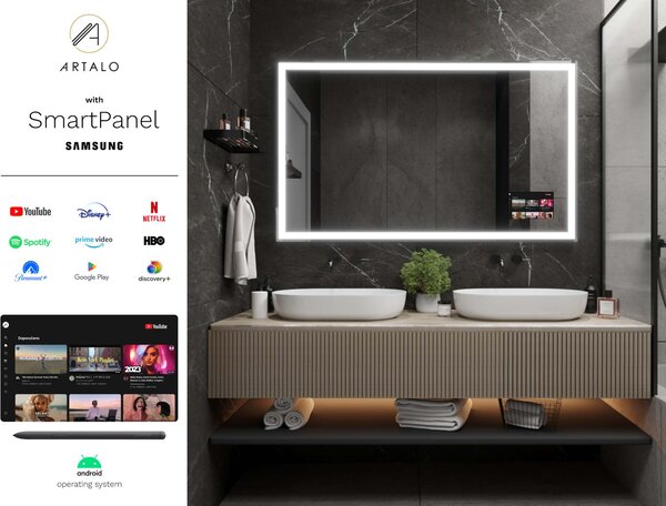 Specchio con LED illuminazione M1 premium