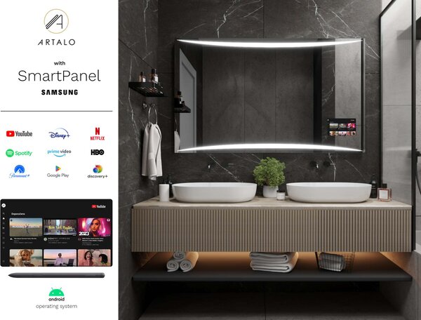Specchio con LED illuminazione M16 premium