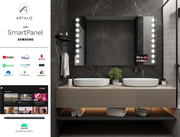 Specchio con LED illuminazione M14 premium