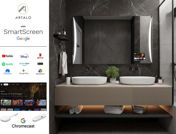 Specchio con LED luminazione M15 premium