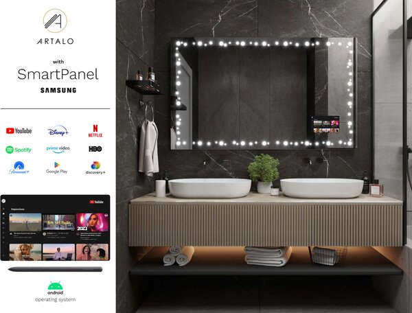 Specchio con LED illuminazione M20 premium