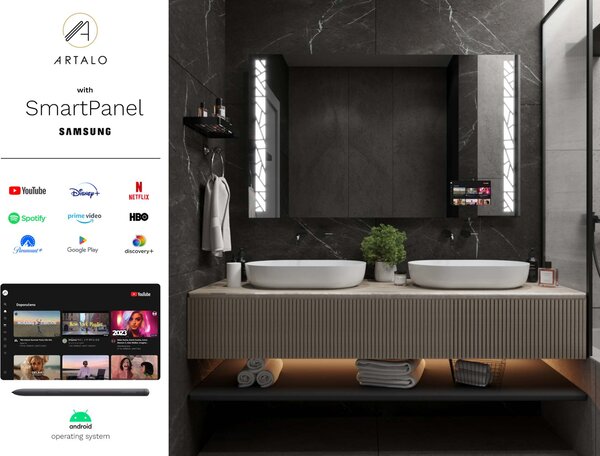 Specchio con LED illuminazione M22 premium