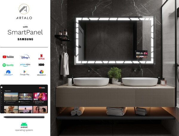 Specchio con LED illuminazione M21 premium