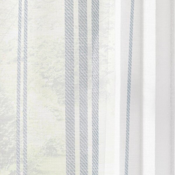 Tenda sottile bianca in voile 140x229 cm Harbour Stripe – Catherine Lansfield