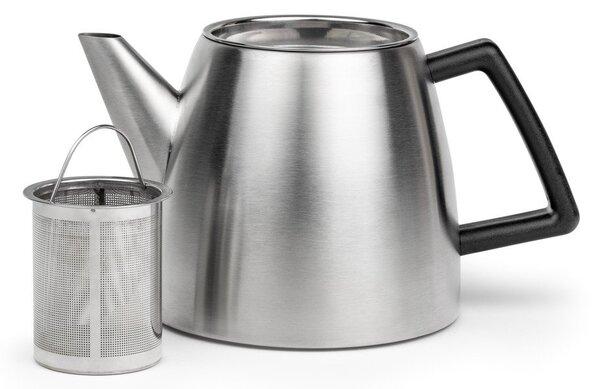 Teiera argentata in acciaio inox con filtro 1,1 l Duet Odense – Bredemeijer