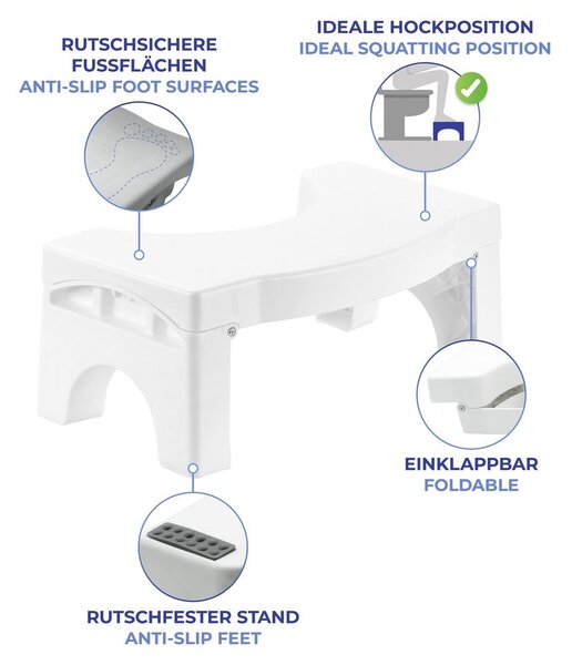 Sgabello bianco – Maximex