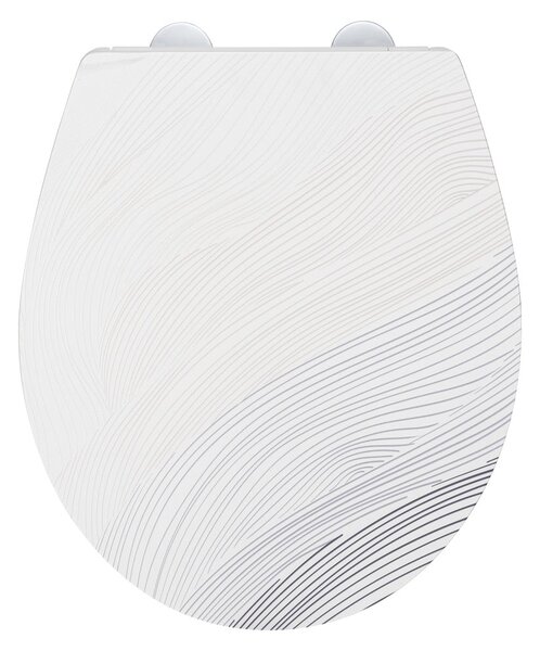 Sedile WC con chiusura Easy-Close (automatica) 38 x 44,5 cm Menin – Wenko
