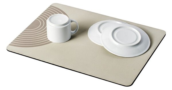 Tappetino scolapiatti beige in gomma 40x30 cm Dima – Wenko