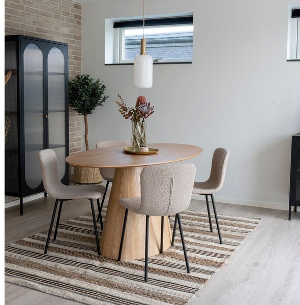 Sedie da pranzo beige in set di 2 Halden - House Nordic